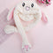 Cute funny plush animal rabbit ear hat with airbag jumping ear movable caps  ME