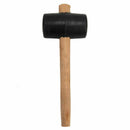 Lightweight Double Faced Mallet Wooden Shaft Handle Rubber Hammer sdf YZY