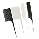4 Pieces Barber Fine Salon Dyeing Hair Weave Highlighting Foiling Hair Comb