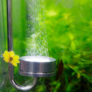 2x Fish Tank Aquarium Plant CO2 Diffuser Bubble Atomizer Crystal Glass Cup