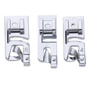 3pcs Sewing Machine Foot Presser Narrow Rolled Hem Feet Sewing Accessories