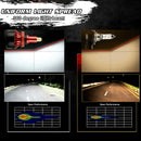 Pair H11 H8 H9 1800W 270000LM 4-Sides LED Headlight Kit Hi/Lo Power Bulb 6000k U