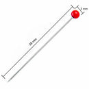1000 Pieces Sewing Pins 38mm Glass Ball Head Pins for Dressmaking Jewelry C
