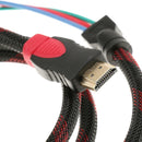 HDMI to RGB / 3RCA Component Converter Adapter Video / Audio AV Cable Cord Lead