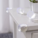 10pcs/set Silicone Corner Protector Baby Corner Bumper Guards Transparent