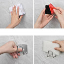 Self Adhesive Sponge Holder Sink Caddy for Kitchen Accessories Stainless Steel