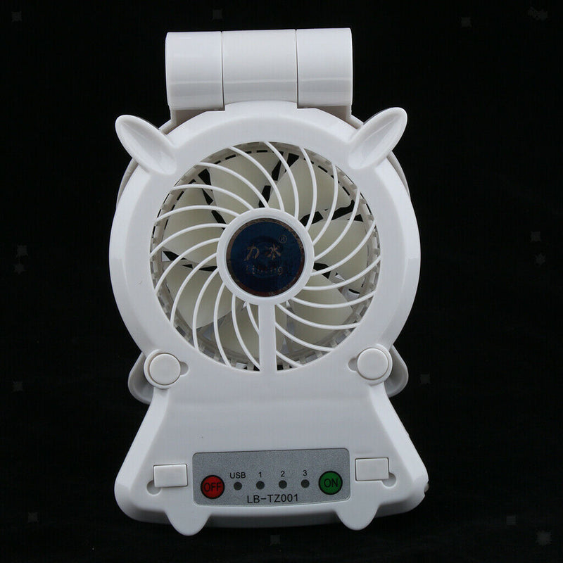 Rechargable Portable Mini Cooling Cooler Holder for Phone / Tablet White