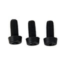 50pcs M2.5 x 6mm Nylon Phillips Cross Pan Head Machine Screws Black