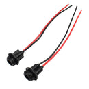 2x T10 194 LED Bulb Socket Holder Harness Female Plugs Adapter Connector