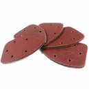 80 Pieces Mouse Detail Sander Sandpaper Sanding Paper Hook and Loop Assorte S7E8