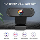1080P Full HD 30fps Webcam USB 2.0 Web Camera with Built-in Mic for PC TV