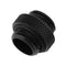 G1/4 Dual External Thread Hose Connector for PC Water Cooling System(Black)