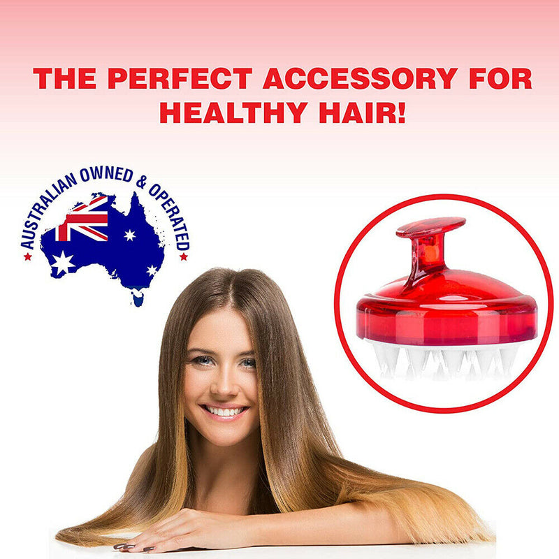 Silicone Shampoo Brush Massage Cleaning Brush  A