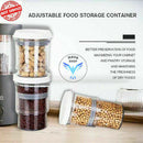 1PC Telescopic Vacuum Food Storage Tank Compression Plastic New Sealed C8T2 K9F7