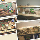 Wooden Exercise Toys for Hamster Hedgehog Mouse Rat Guinea Pig, Long Ladder Y2Y7