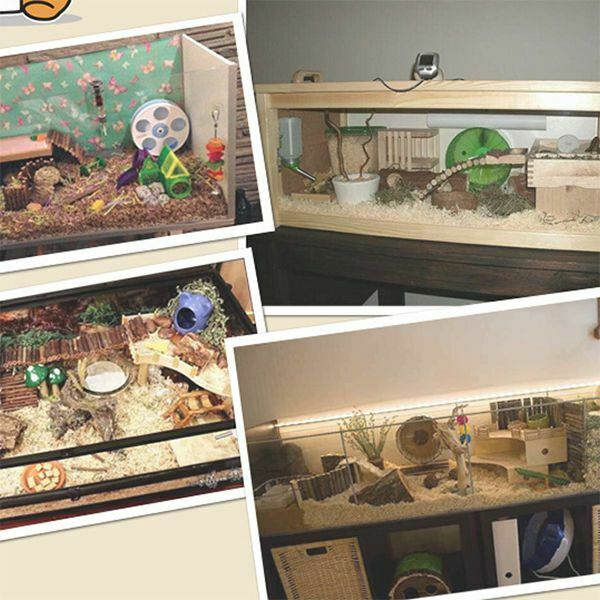 Wooden Exercise Toys for Hamster Hedgehog Mouse Rat Guinea Pig, Long Ladder Y2Y7