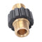 Pressure Washer Hose Quick Connector, M22 Metric Male Thread Fitting, TWIS3