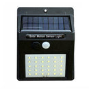 Solar 30LED Human Body PIR Sensor Motion Induction Wall Lamp Outdoor light N9N9