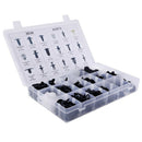415pcs Retainer 18 Size Bumper Fastener Clip Kit Panel Car Accessories for Ford