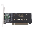 PCI 3.0 x16 to 4Port M.2 NVME SSD Adapter array card VROC Card Suport 2230 2 Hn