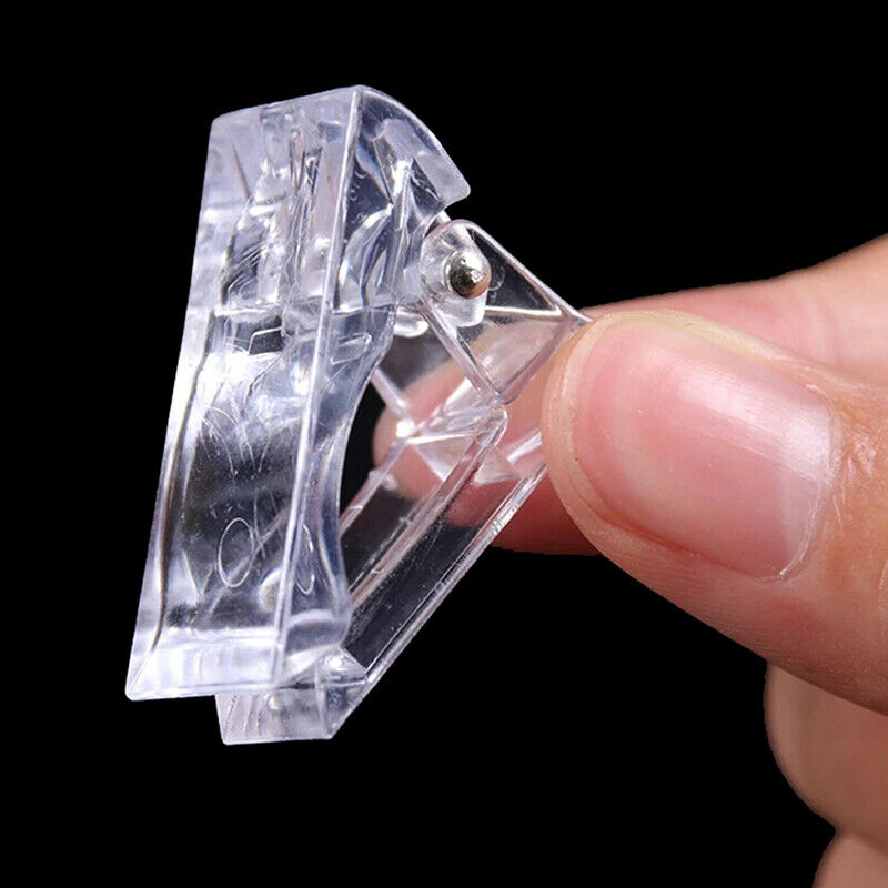 5PCS False Nails Mold Tools Clip UV Gel  Nail Mold Fixing Clip Nail Art TS Ew