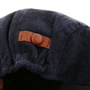 Toddler Kids Baby Boys Girls Beret Cap Fashion Cartoon Bear Hat Navy blue