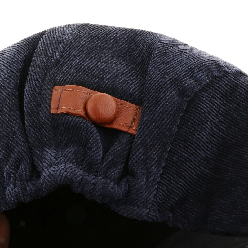 Toddler Kids Baby Boys Girls Beret Cap Fashion Cartoon Bear Hat Navy blue