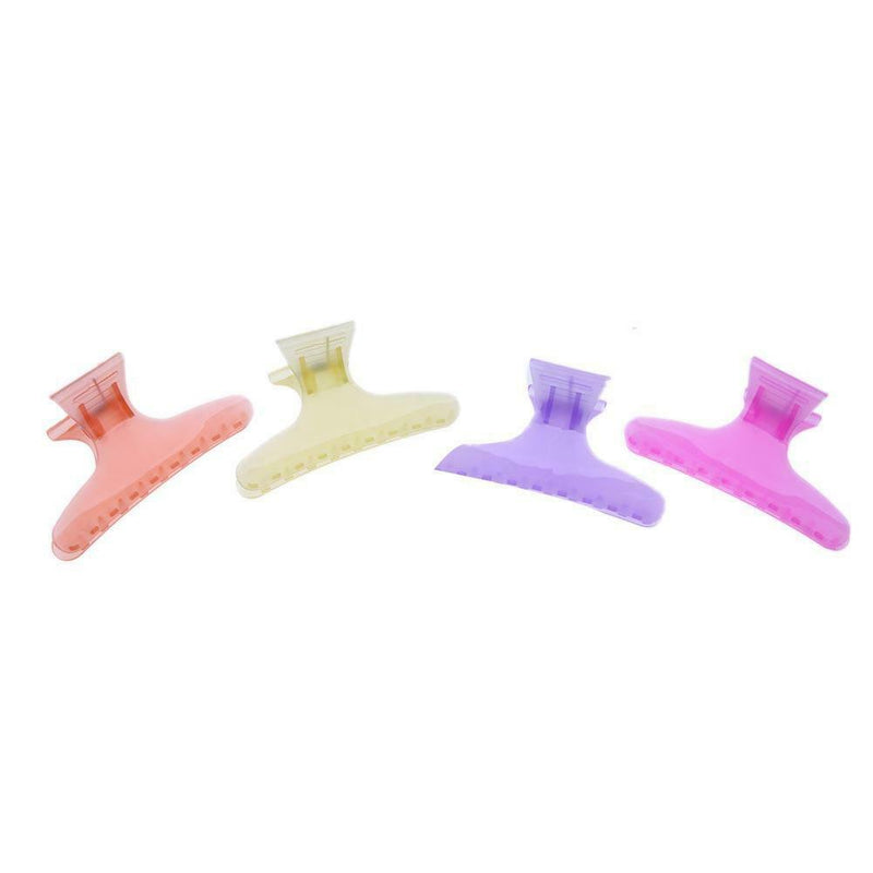 12pcs/Set Salon Hairdressing Butterfly Clips 4 Colors Hairpin Styling Tool A