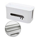 Cable Management Box Hide Conceal Power Strips Electrical Cords  Grey