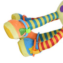 Infant Baby Development Soft Giraffe Animal HandbellsTHattles Handle Toys-OZ