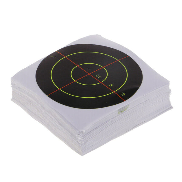 100pcs Diameter 3'' Self adhesive Splatter & Reactive Targets