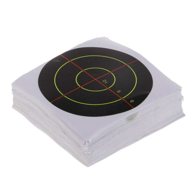100pcs Diameter 3'' Self adhesive Splatter & Reactive Targets