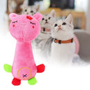Funny Animal Shape Cute Pet Puppy Dog Toys Soft Plush Sound Squeaky Pig Che