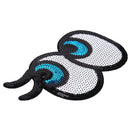 cartoon eyes Embroidered Cloth Iron On Patch Sew Motif Applique badge Sequin AA