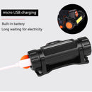 USB 18650 Rechargeable Battery LED Headlamp COB Work light 2 Mode With Magne Hn