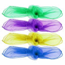 12 x Small Dance Scarves Multi-Color Scarves Hem Juggling Scarves Dance Col