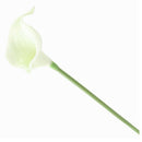 Calla Lily Bridal Wedding Bouquet Head Real Touch Flower Bouquets (10,White G4G6