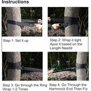 Hammock Tie Rope Outdoor Camping Travel Nylon Hanging Swing Strap Belt