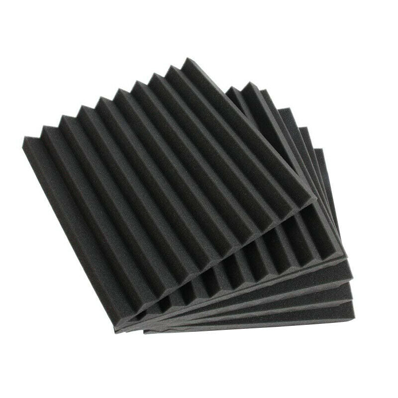 6 Pack Acoustic Panels Studio Foam Wedges 30x30x2.5cm