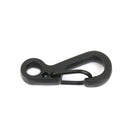 10pcs Alloy Hanging Buckle Carabiner Clip Snap Spring Hook Keychain Black