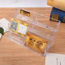8 Pocket Desktop Business Card Holder Clear Acrylic Countertop Stand Display FT