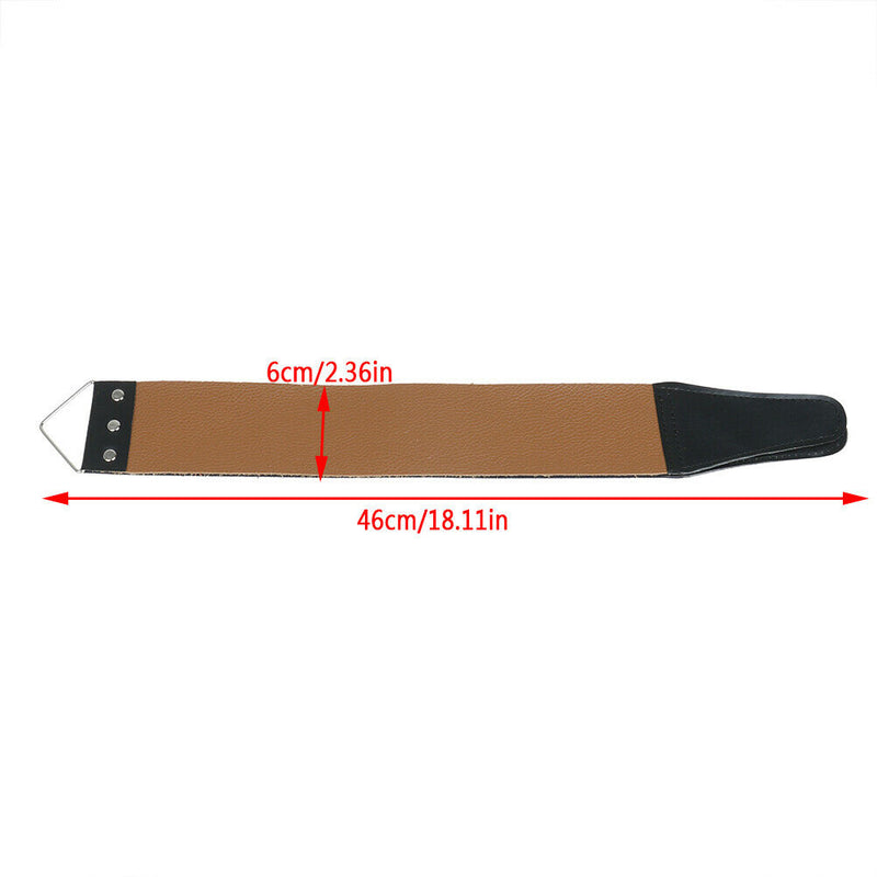 1X Canvas Leather Shaving Strop Straight Razor SharpenerStrap BeltShavingStra BX