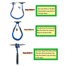 4 Pack Bungee Stretching Dock Line 4 FT Mooring Rope for Boat Pontoon Docks