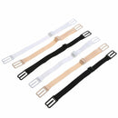Women Nonslip Elastic Adjustable Band Bra Strap Holder Strap Back Clip 4 Pcs