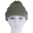 Mens Slouchy Long Beanie Knit Cap for Summer Winter Oversize gray
