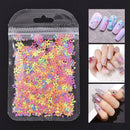 Star Hollow Mix Neon Multi Color Glitter Nail Acrylic Gel Body Art Face Festival