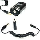 RF-603 YN-622C 6.35mm to male PC Sync Cable + 3.5mm Adapter AU Z7R2
