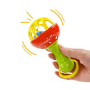 Fun games baby soft rubber teether rattle rod multi-functional baby rattle