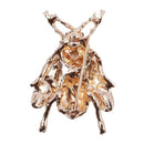 5X(Fashionable Bumble Bee Crystal Brooch Pin Costume Badge Party Jewelry G B9C7)