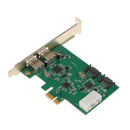 PCI-E to 2Port USB3.0 2Port SATA3.0 HUB PCI Express Expansion Card Adapter